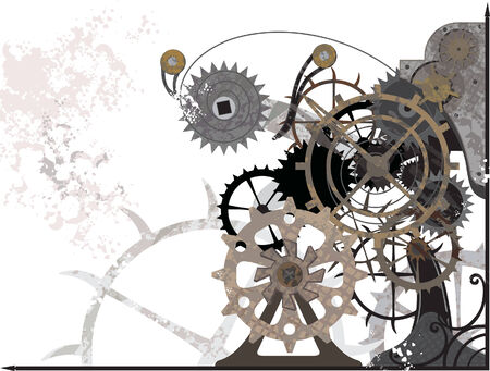Mechanism_grungeのイラスト素材