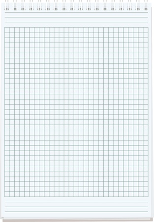 notepads  Blank sheet of paper for notes isolated on whiteのイラスト素材