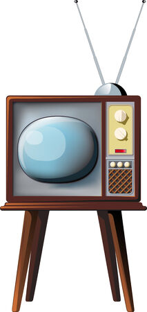 Old TVのイラスト素材