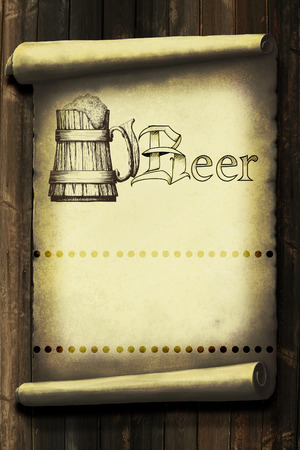Vintage beer labelの写真素材