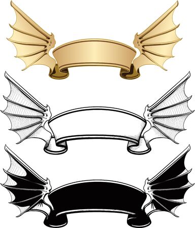 banner batのイラスト素材