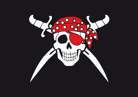 Jolly Roger Pirate Flagの素材 Fy ストックフォトのamanaimages Plus