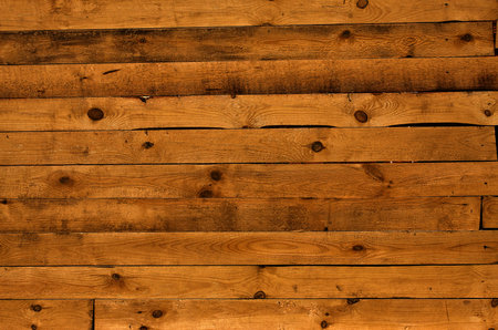 rough wooden fence