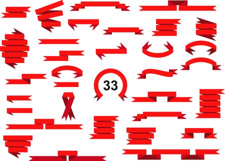 large set of bannersのイラスト素材