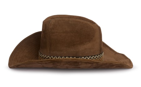 brown cowboy hatの写真素材