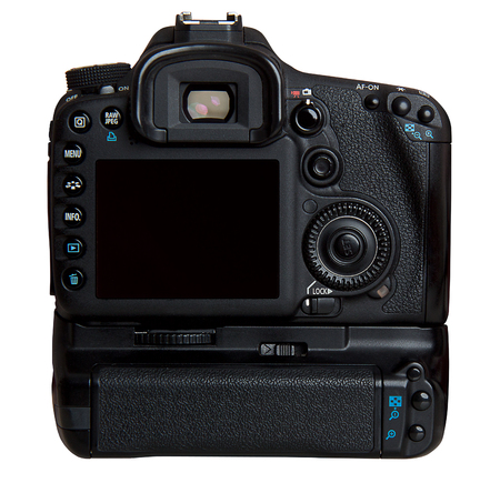 camera battery gripの写真素材