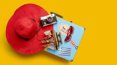 womens beach accessoriesの写真素材