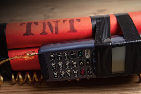 dynamite with phone