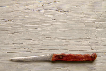 old knife wooden