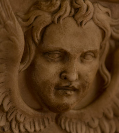 Face of a marble angel