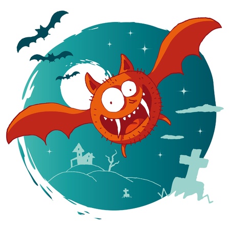 Halloween - Batのイラスト素材