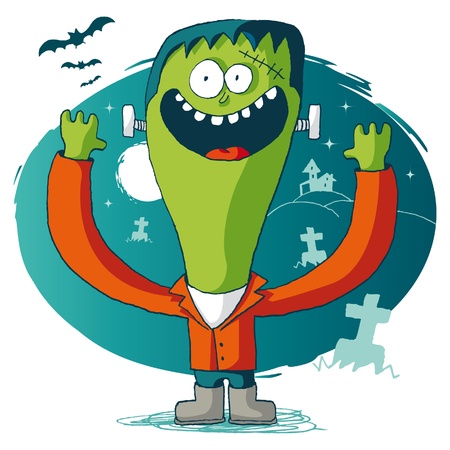 Halloween -  frankensteinのイラスト素材