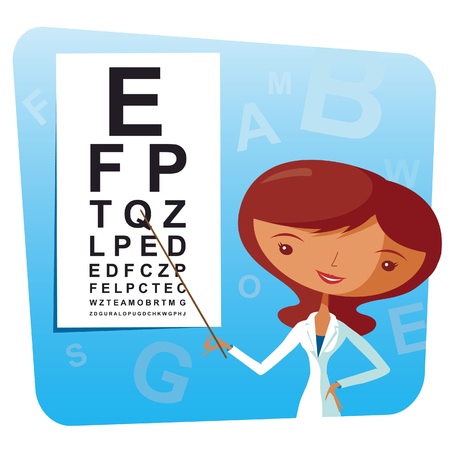 eye doctorのイラスト素材