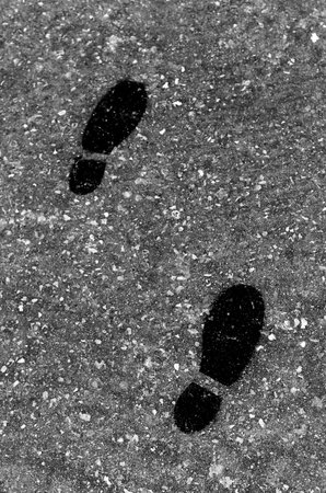 Abstract Shoe Printsの写真素材