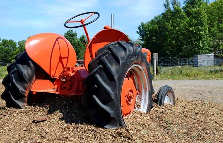Red Tractorの写真素材