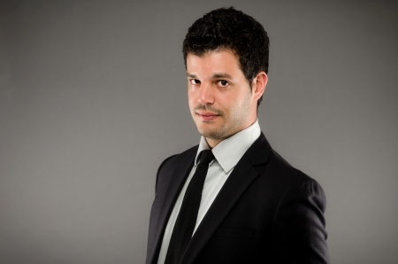 Portait of a Young Businessmanの写真素材
