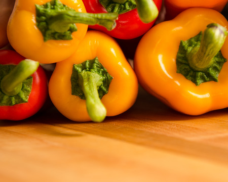 A bunch of peppersの写真素材