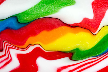 Abstract candy canes