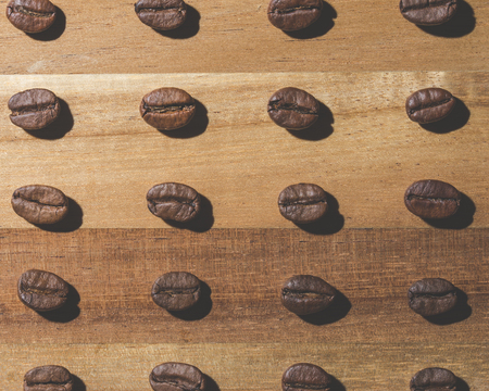 Coffee bean patternの写真素材