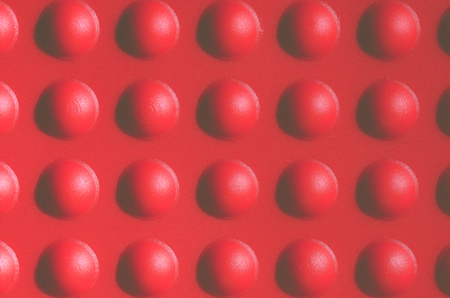 Red rubber bumpsの写真素材