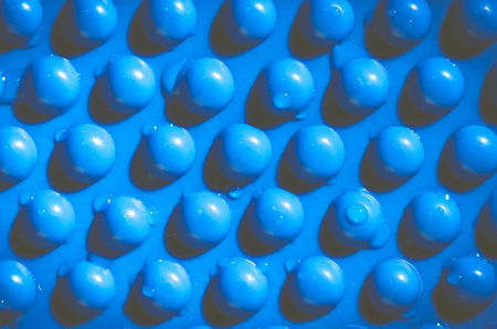 Abstract blue bumpsの写真素材