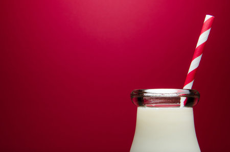 Milk glassの写真素材