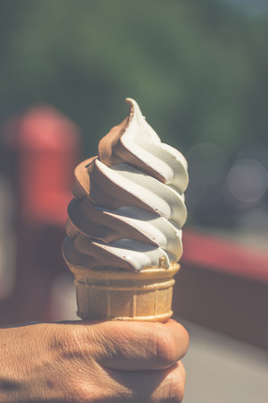 Ice cream coneの写真素材