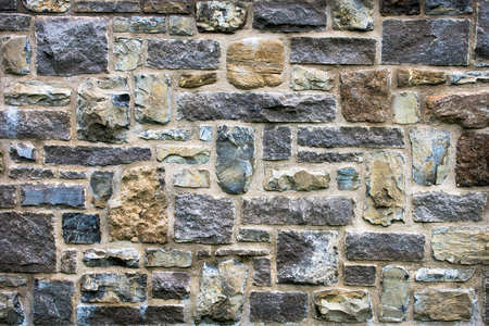 Old stone wallの写真素材