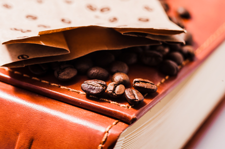 coffee beans.Roasted coffee beans goals.coffee beans showing various stages の写真素材
