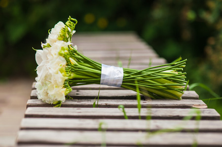 
Wedding bouquet of liliesの写真素材
