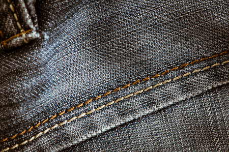Denim. Close up, macro texture.