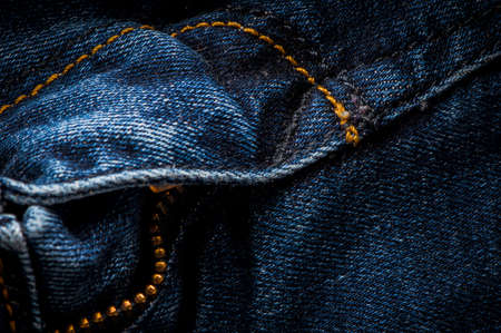 Denim. Close up, macro texture.の写真素材