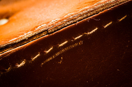 Vintage brown leather vintage texture.