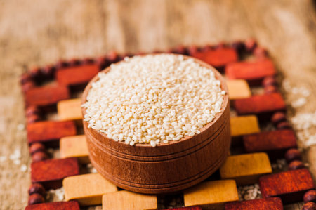 Photos ground flour. Fresh wheat grains and flour.Slices of bread