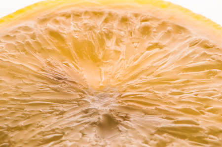 Lemon texture in water.の写真素材