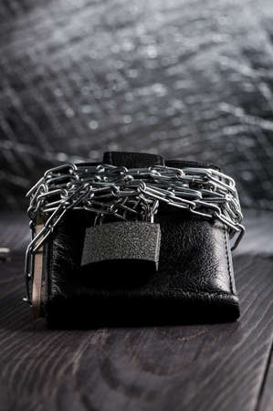 money purse protection protection concept.の写真素材