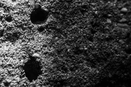 Textures of different gravel, concrete, marble.の写真素材