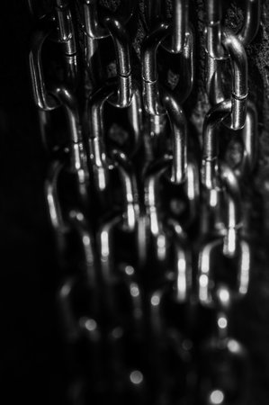 Power chain protection texture concept.の写真素材