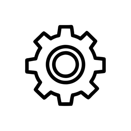 Illustration of gear business iconのイラスト素材