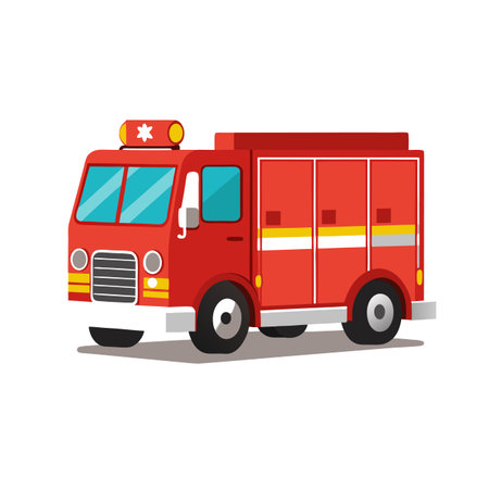 Illustration of a flat style vehicle