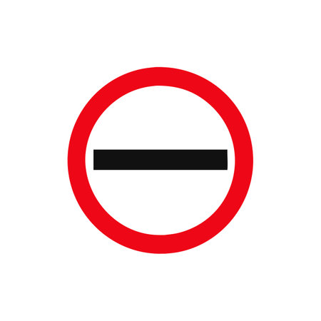 Stop sign icon. Prohibition symbol. Flat design style eps 10のイラスト素材