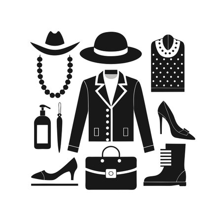 Set of fashion icons.のイラスト素材