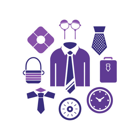 Set of fashion icons.のイラスト素材