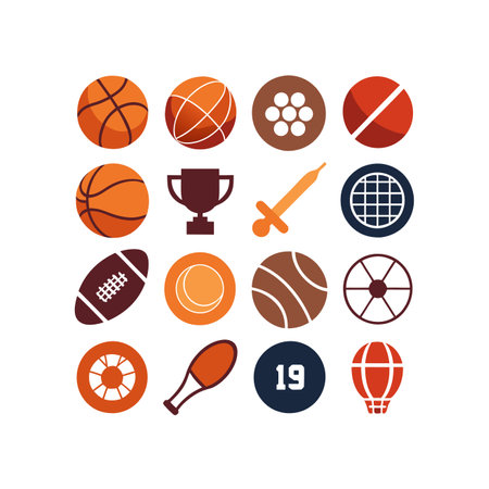 Set of sports icons.のイラスト素材