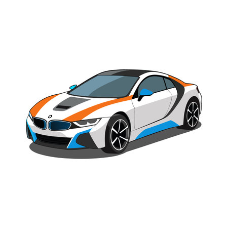 Illustration of various vehicle.のイラスト素材