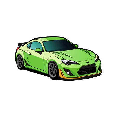 Illustration of various vehicle.のイラスト素材