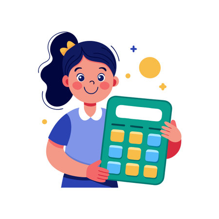 Illustration of kids education activities.のイラスト素材