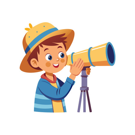 Illustration of kids education activities.のイラスト素材