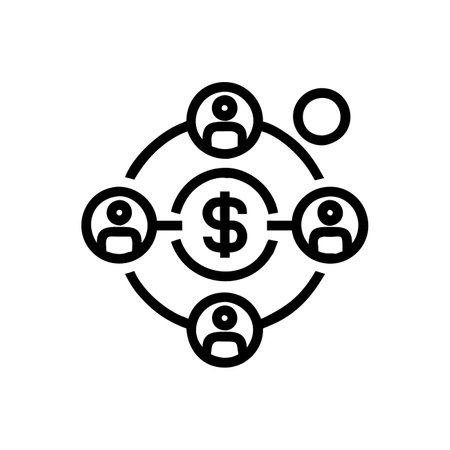 Affiliate Icon for Online Marketingのイラスト素材