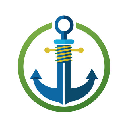 Anchor Bolt Install Iconのイラスト素材